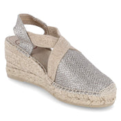 Espadrille-Sandaletten TRITON  Silber