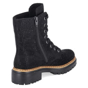 Schnürboots  Schwarz