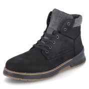 Schnürstiefeletten  Schwarz