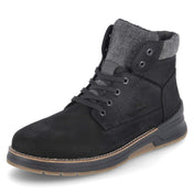 Schnürstiefeletten  Schwarz