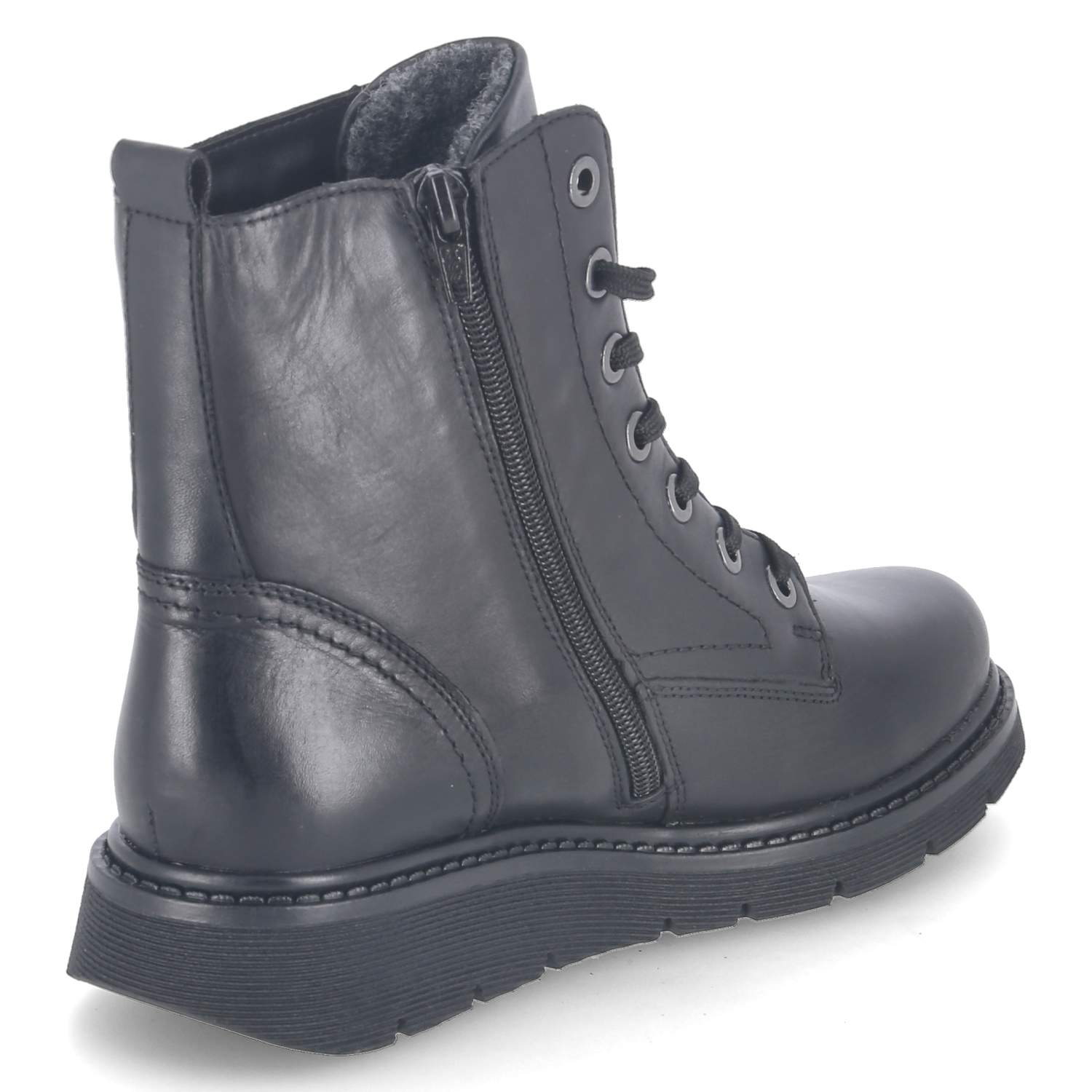 Schnürboots  Schwarz