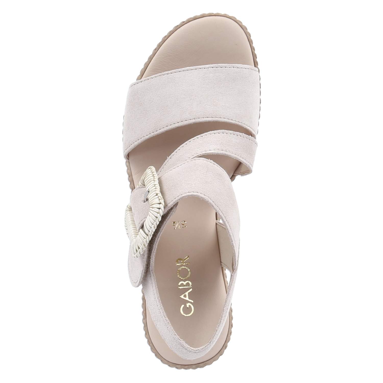 Espadrille-Sandaletten  Beige
