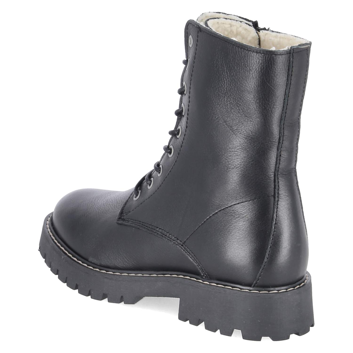Schnürboots  Schwarz