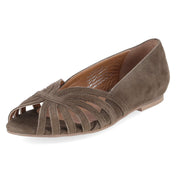 Peep Toe Ballerinas PASSIONATE  Grün