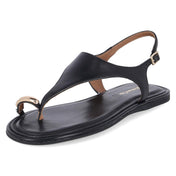 Zehentrenner-Sandalen  Schwarz