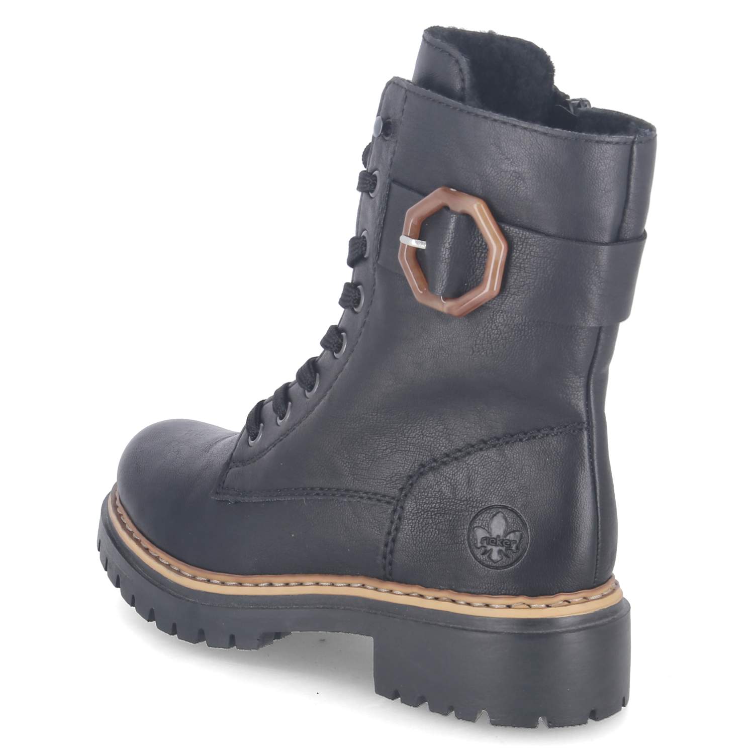 Schnürboots  Schwarz