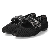 Spangenballerinas  Schwarz