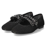 Spangenballerinas  Schwarz