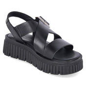 Plateau-Sandalen  Schwarz