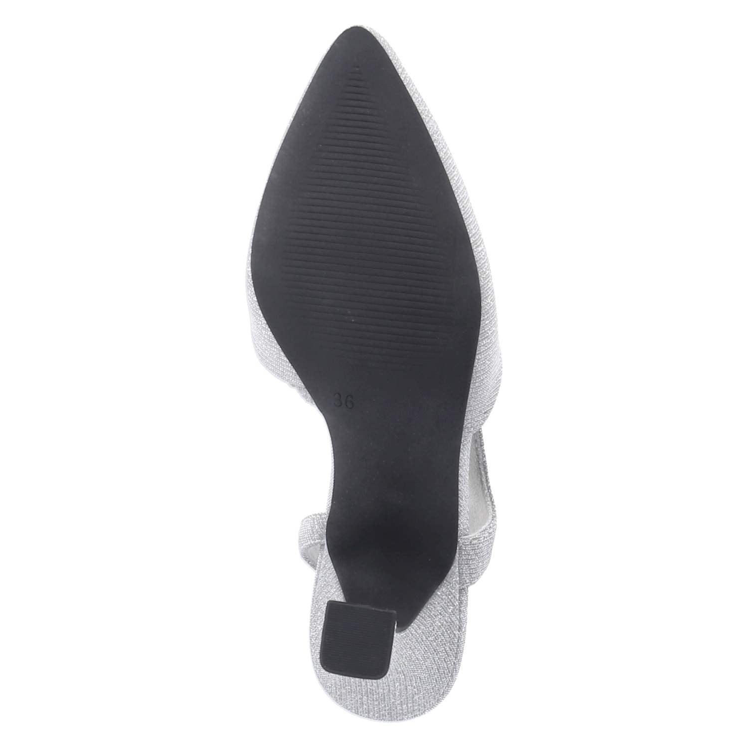 Riemchenpumps Silber