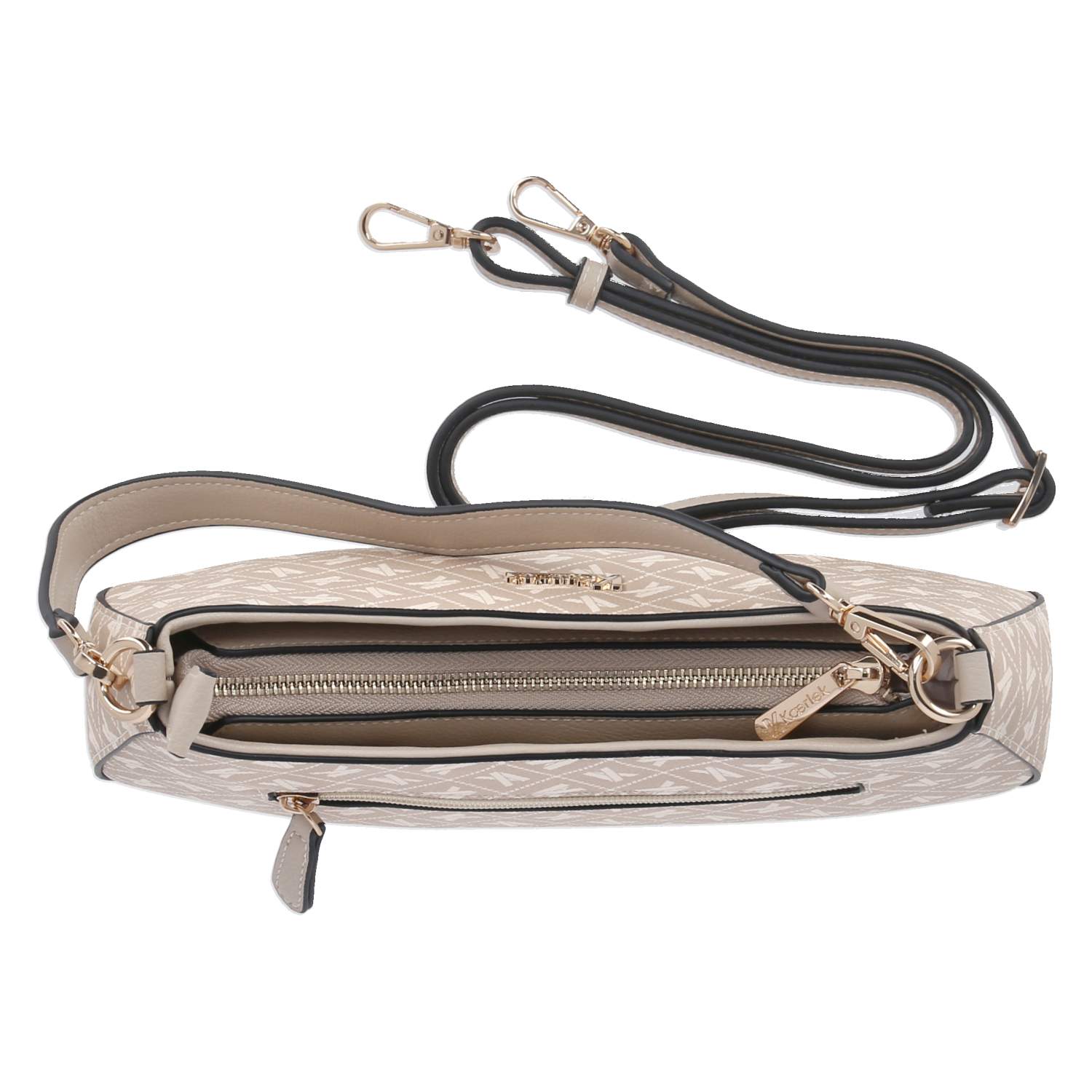 Schultertasche  Beige