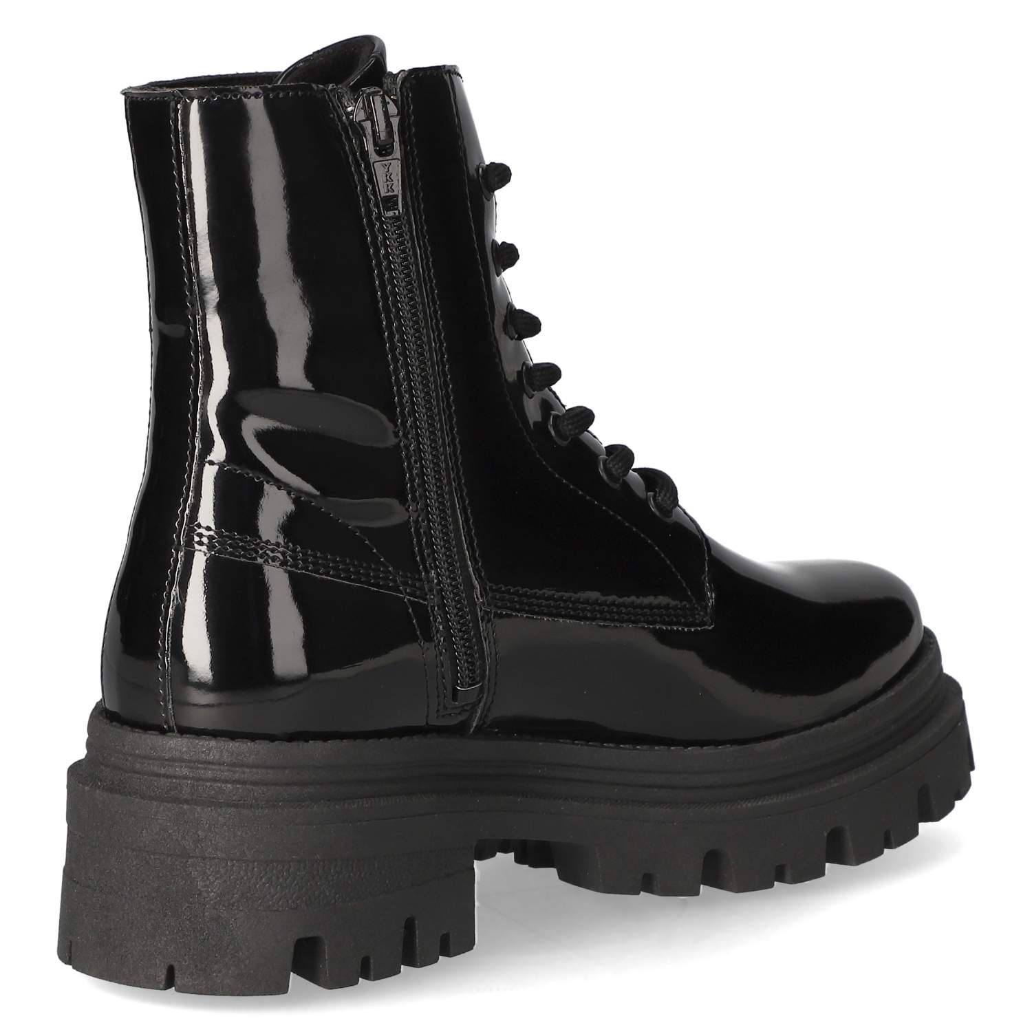 Schnürstiefeletten  Schwarz