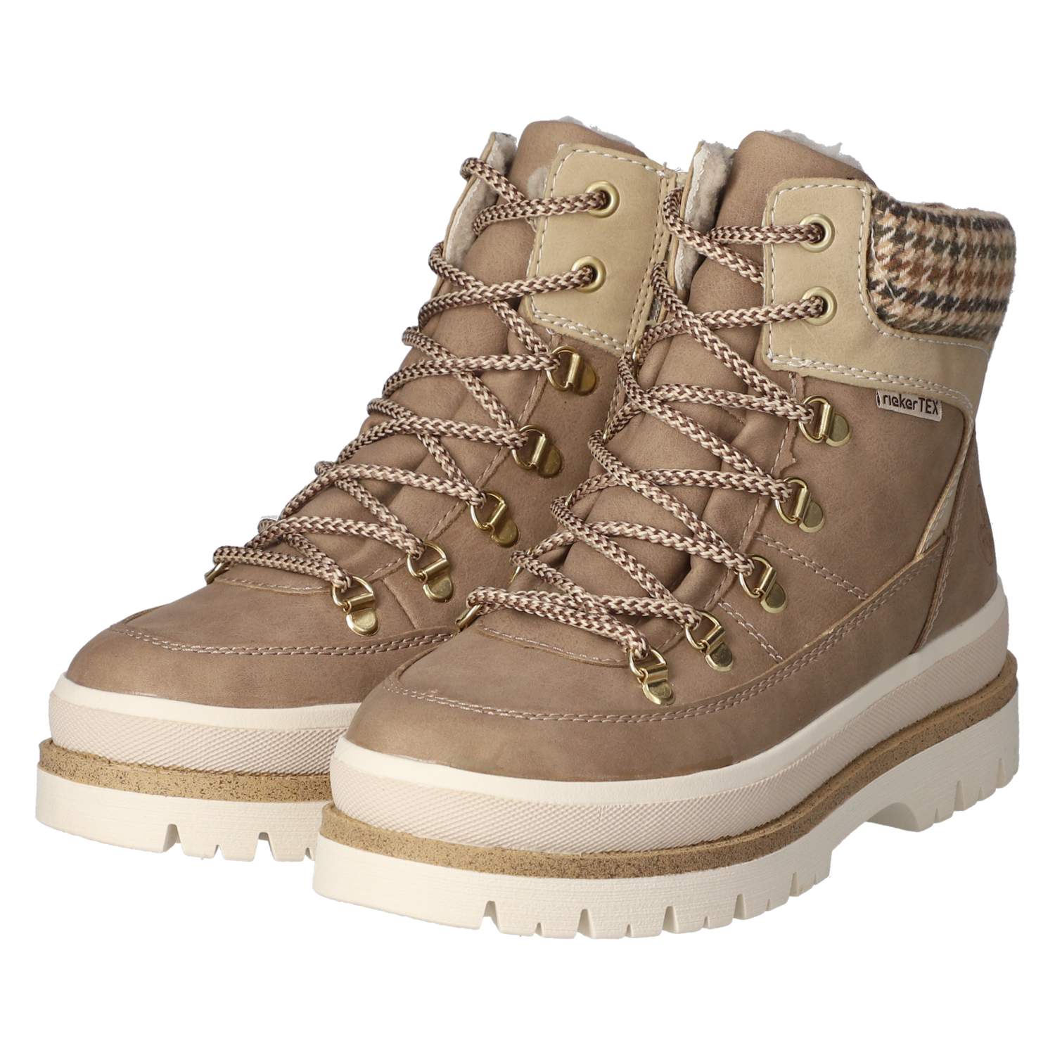 Schnürboots  Beige