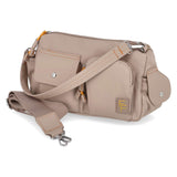 Schultertasche  Beige