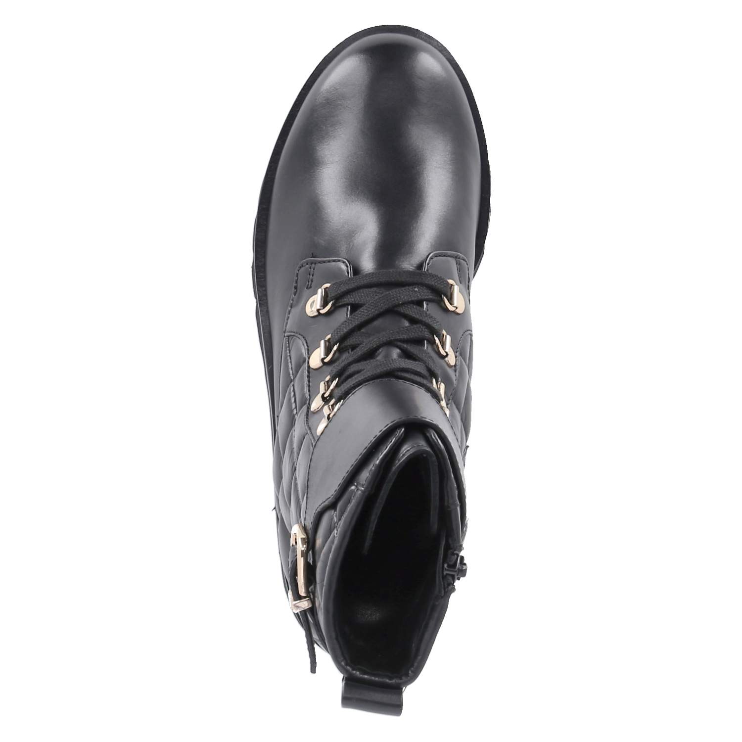 Schnürstiefeletten  Schwarz
