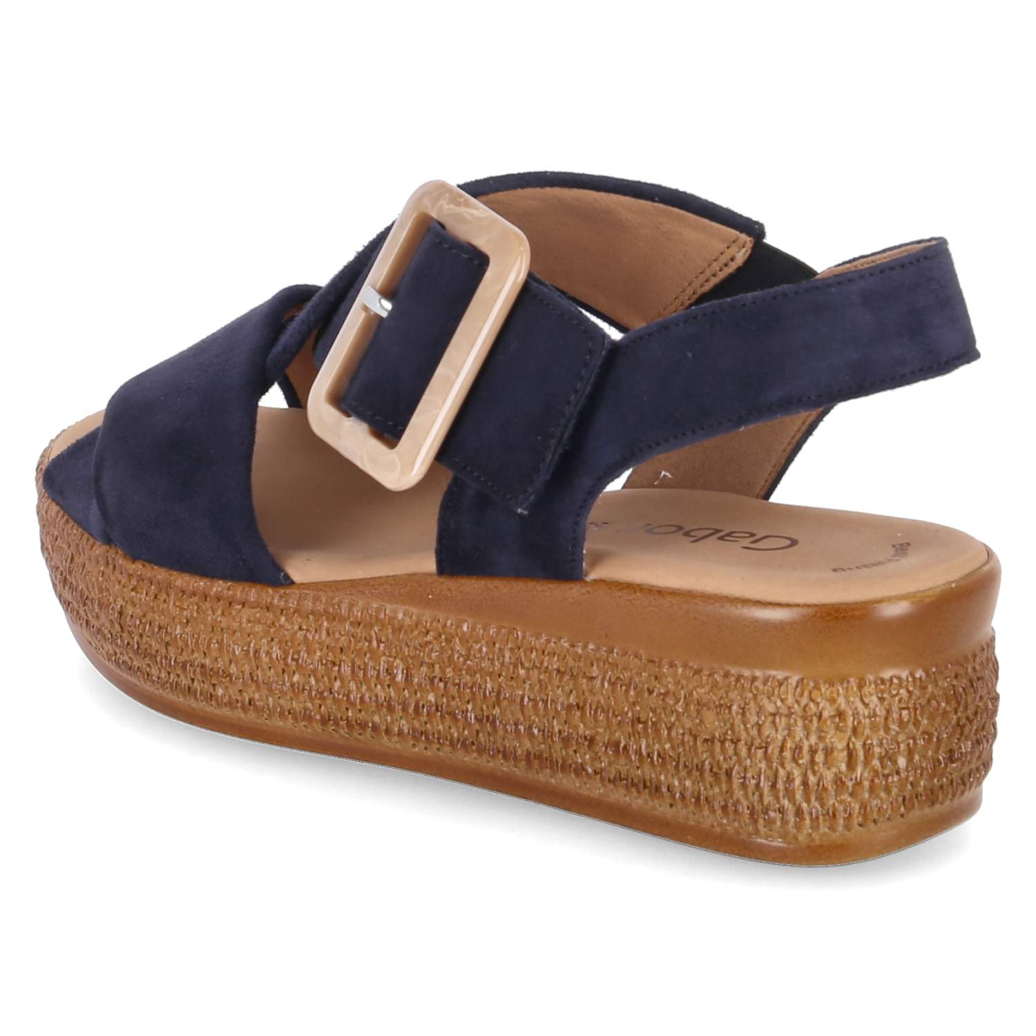 Plateausandaletten  Blau