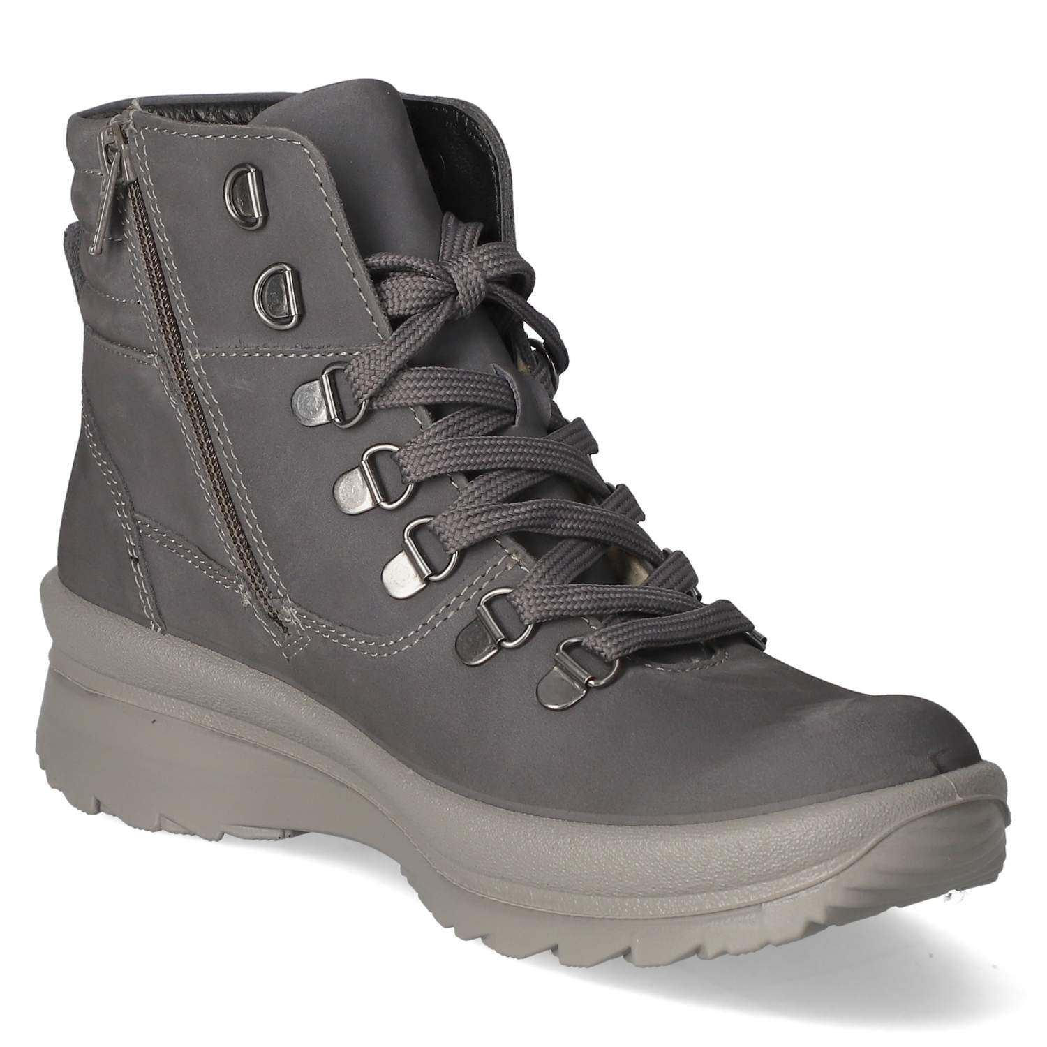 Schnürstiefeletten  Grau