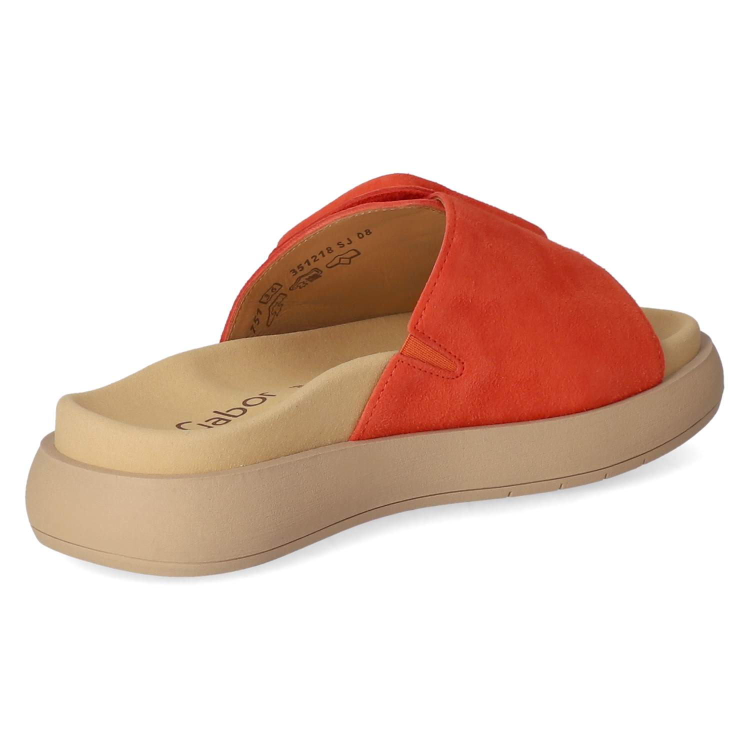 Pantoletten  Orange