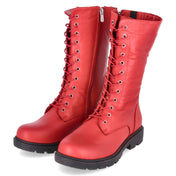 Schnüstiefel  Rot