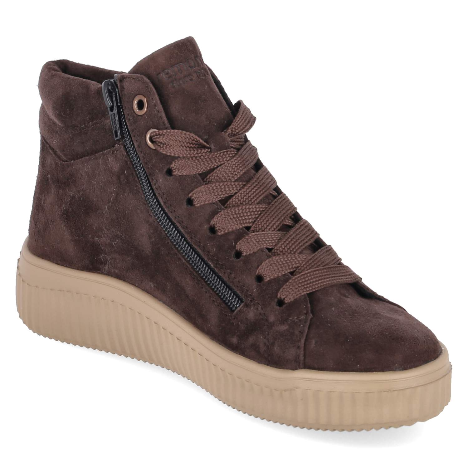 Schnürstiefeletten  Braun