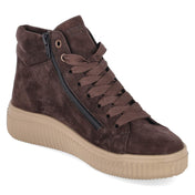 Schnürstiefeletten  Braun