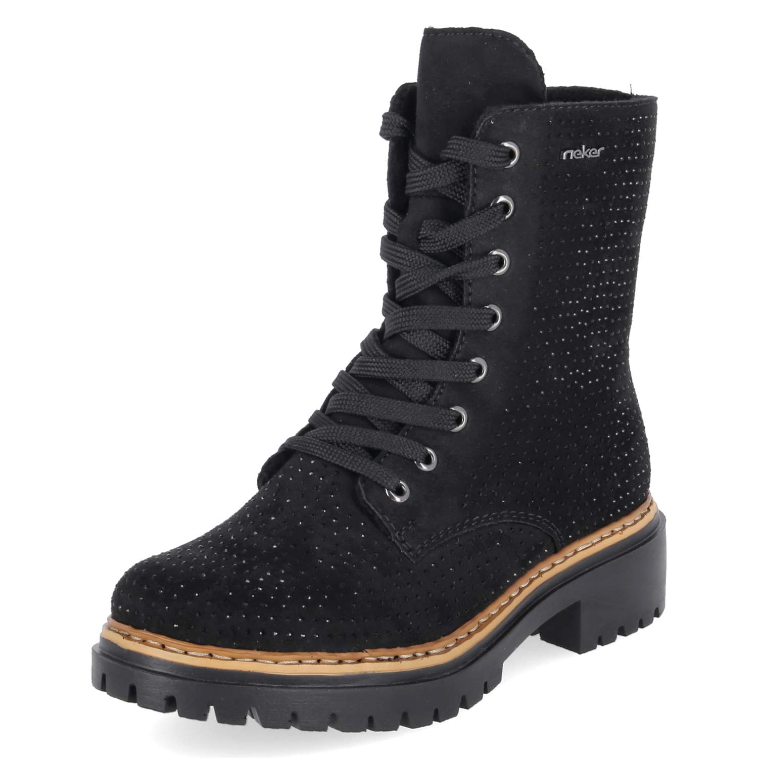 Schnürboots  Schwarz