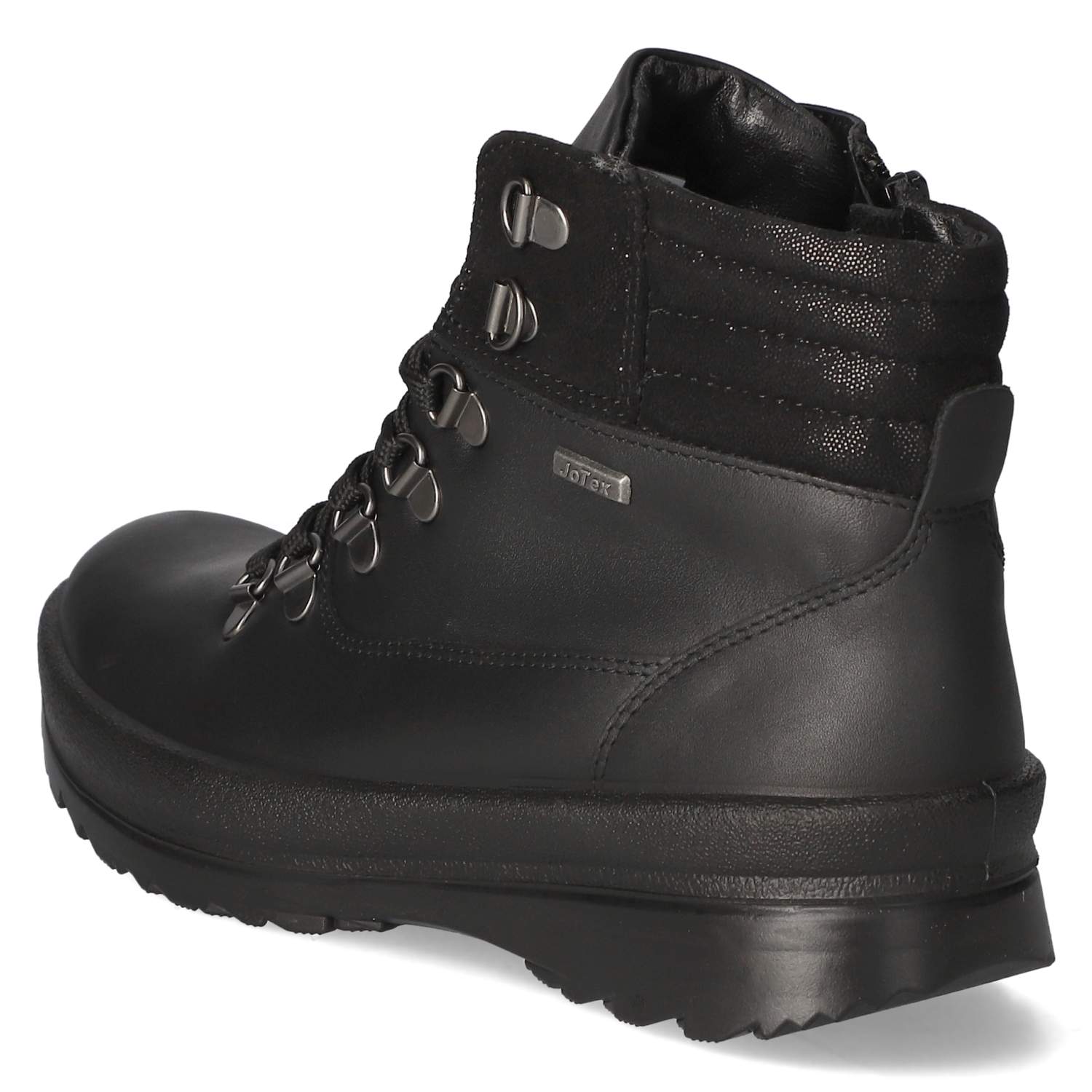 Schnürstiefeletten  Schwarz