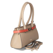 Schultertasche  Beige