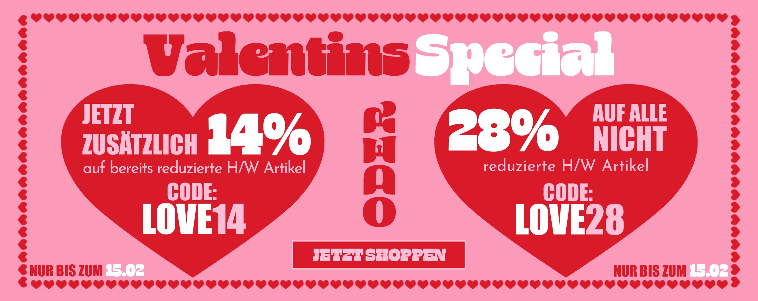 Valentinstag - Aktion