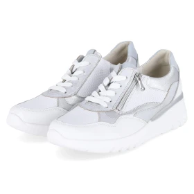 Low Sneaker CARLA - WEISS SILBER SKY