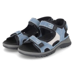 Sandalen SORA - SCHWARZ DENIM STEIN Sandalen SORA - SCHWARZ DENIM STEIN