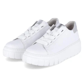 Sneaker - weiss/silber