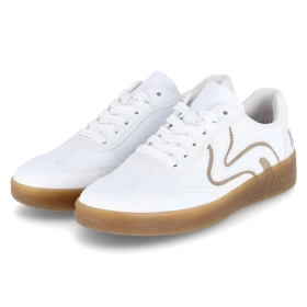 Low Sneaker - weiss/camel