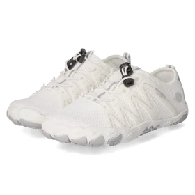 Barfußschuhe - weiss/grau