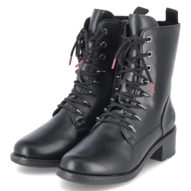 Schnürstiefeletten - schwarz