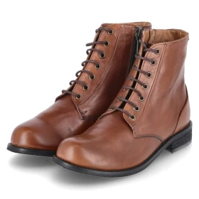 Schnürstiefeletten AZALEA - Ginger gianduia