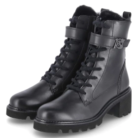 Schnürstiefeletten - BLACK