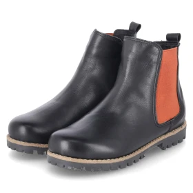 Chelsea Boots - schwarz/ rost