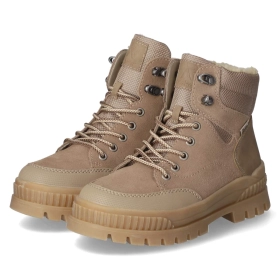 Schnürstiefeletten - BEIGE