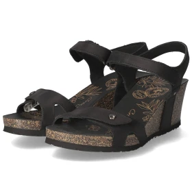 Keilsandaletten JULIA - black