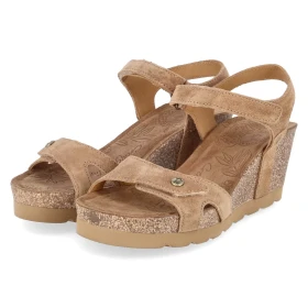 Keilsandaletten JULIA B74 - cuero/bark