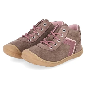 Schnürschuhe SAMY - schoko/rosa