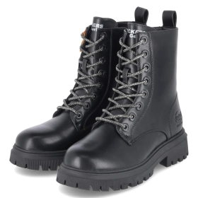 Schnürsboots - schwarz