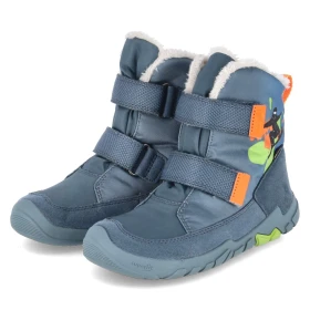 Snowboots TRACE - blau/orange