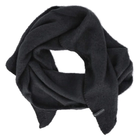 Strick-Schal - schwarz