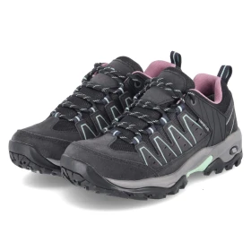 Outdoorschuhe MOUNT PINOS LOW - anthrazit/türrkis/lila