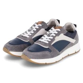 Low Sneaker - Grey - navy