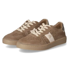 Low Sneaker - Brown-Beige