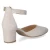 Riemchenpumps - puder