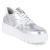 Low Sneaker - silber/argento/weiss